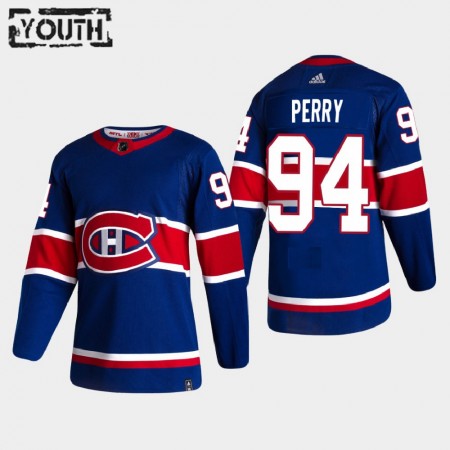 Camisola Montreal Canadiens Corey Perry 94 2020-21 Reverse Retro Authentic - Criança